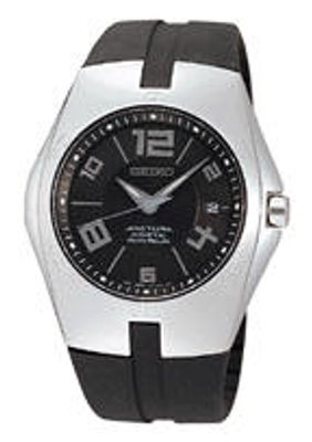 Horlogeband Seiko SNG045J2 / 5J32-0AP0 / 4KD2JB Rubber Zwart 16mm