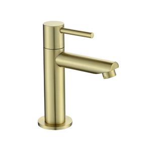 Toiletkraan Best Design Nancy Uitloop Recht 14 cm 1-hendel Mat Goud