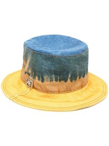 Alberta Ferretti bob à effet tie dye - Bleu