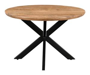 Livingfurn Ronde Eettafel Jesper Mangohout, 150cm - Bruin