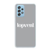 Topvent Grijs Wit: Samsung Galaxy A73 Transparant Hoesje