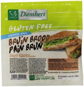 Damhert Bruin brood glutenvrij (200 gr)