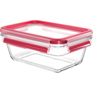 Emsa Clip & Close Glazen vershoudbakje, 0,85 L doos