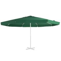 VidaXL Vervangingsdoek voor parasol 500 cm groen - thumbnail