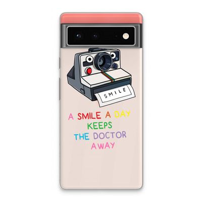 Smile: Google Pixel 6 Transparant Hoesje