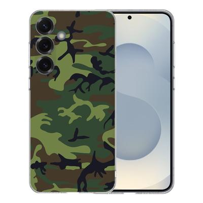 TPU Hoesje Samsung Galaxy S25 - Army Dark Backcover TPU Hoesje Samsung Galaxy S25 - Army Dark Backcover