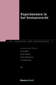 Experimenten in het bestuursrecht (Paperback)