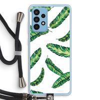 Lange bladeren: Samsung Galaxy A52 Transparant Hoesje met koord