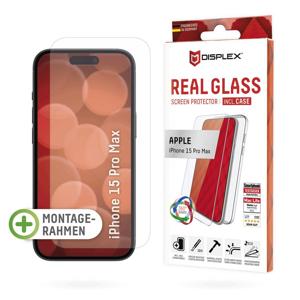 DISPLEX 01849 01849 Screenprotector (glas) Apple iPhone 15 Pro Max 1 stuk(s) Anti-vingerafdruk