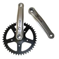 Qtcycletech qt cycle tech crankstel 44 tands 170 mm 1/8 + 3/32 staal 0702779 Qtcycletech qt cycle tech crankstel 44 tands 170 mm 1/8 + 3/32 staal 0702779