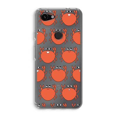 Krab: Google Pixel 3a Transparant Hoesje