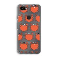 Krab: Google Pixel 3a Transparant Hoesje