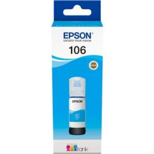 Epson 106 70ml Cyaan inktcartridge voor de Ecotank