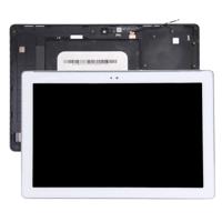 LCD-scherm en Digitizer met Frame voor Asus ZenPad 10 Z300C / Z300CG / Z300CL / Z300CNL / P023 / P01T (groene Flex kabel versie) (wit)