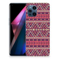 OPPO Find X3 | X3 Pro TPU bumper Aztec Paars - thumbnail