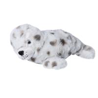 Pluche zeehond knuffel - grijs - 24 cm - Speelgoed knuffeldieren zeehonden