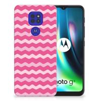 Motorola Moto G9 Play | E7 Plus | TPU bumper | Waves Pink