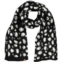 Zwarte/witte panterprint/luipaardprint patroon sjaal/shawl voor meisjes - thumbnail