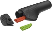 Elvedes Ergotec handvatset active flex 135/92mm zwart