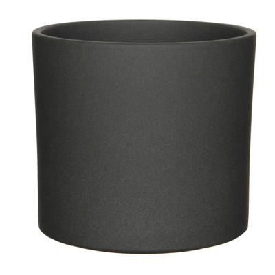 Mica Decorations Bloempot - grijs - mat - keramiek - 23 x 21 cm - plantenpotten
