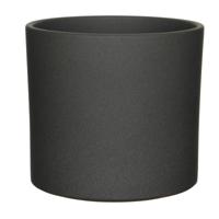 Mica Decorations Bloempot - grijs - mat - keramiek - 23 x 21 cm - plantenpotten