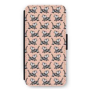 Zwarte poes: iPhone 12 Pro Max Flip Hoesje