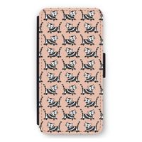 Zwarte poes: iPhone 12 Pro Max Flip Hoesje