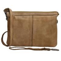 Beagles Leather Schoudertasje Maspalomas Taupe