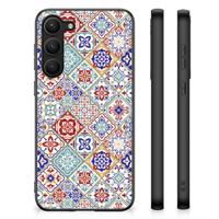 Samsung Galaxy S23 Plus Marmeren Print Telefoonhoesje Tiles Color