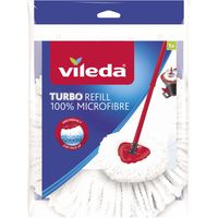 Vileda 134302 Easy Wring & Clean Wischmop Reserve opzetstuk Zwart 1 stuk(s) - thumbnail