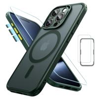 iPhone 15 Pro Max Classic Pro Case (HaloLock) Set - Frosted Dark Green iPhone 15 Pro Max Classic Pro Case (HaloLock) Set - Frosted Dark Green