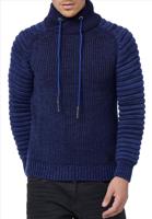 RustyNeal - Heren Trui - Indigo - Blauw - Coltrui