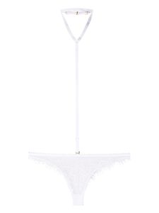 Maison Close culotte Accroche Cœur - Blanc