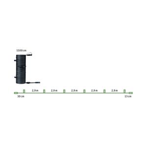 Paulmann PAULMANN 93931 Verlichtingssysteem Plug&Shine 7-voudige verdeler Zwart