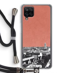 Marrakech Skyline : Samsung Galaxy A12 Transparant Hoesje met koord