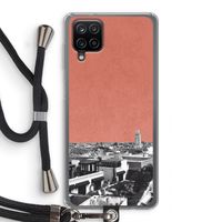 Marrakech Skyline : Samsung Galaxy A12 Transparant Hoesje met koord