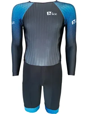 Nice Inline Suit Skeelerpak Lange Mouwen (blauw/zwart) 165 / S Blauw / Zwart
