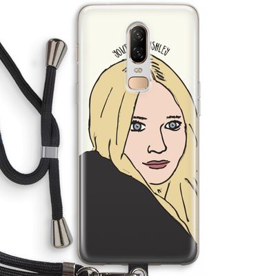 Ashley: OnePlus 6 Transparant Hoesje met koord