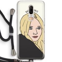 Ashley: OnePlus 6 Transparant Hoesje met koord