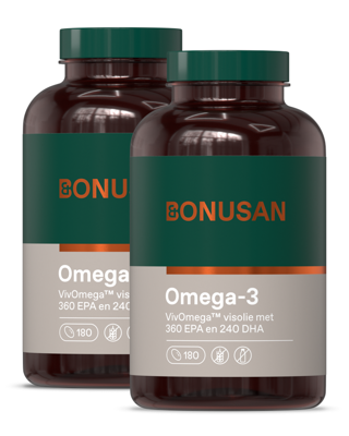 Bonusan Omega-3 Softgels Duoverpakking
