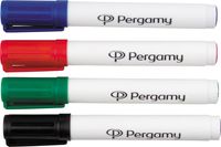 Pergamy whiteboardmarker, etui met 4 stuks Pergamy whiteboardmarker, etui met 4 stuks
