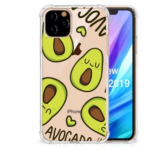 Apple iPhone 11 Pro Stevig Bumper Hoesje Avocado Singing