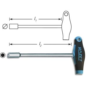 Hazet HAZET Dopschroevendraaier Werkplaats Sleutelbreedte (metrisch): 6 mm Koplengte: 230 mm