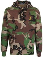 Polo Ralph Lauren hoodie à motif camouflage - Vert - thumbnail