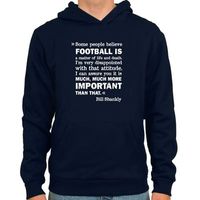 Spielraum - Bill Shankly Hoodie - Navy - thumbnail