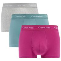 Calvin Klein Short low rise 3-pack grijs-fuchsia-groen - thumbnail