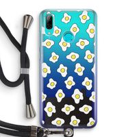 Spiegeleitjes: Huawei P Smart (2019) Transparant Hoesje met koord