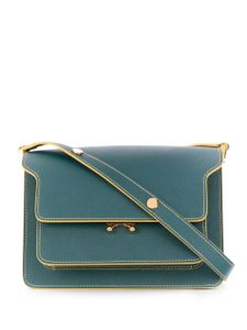 Marni sac porté épaule Trunk - Bleu