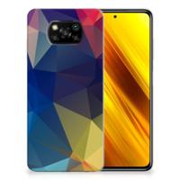 Xiaomi Poco X3 | Poco X3 Pro | TPU Hoesje | Polygon Dark Xiaomi Poco X3 | Poco X3 Pro | TPU Hoesje | Polygon Dark