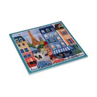 Placemat Versa Paris Kurk Keramisch 20 X 0,6 X 20 CM